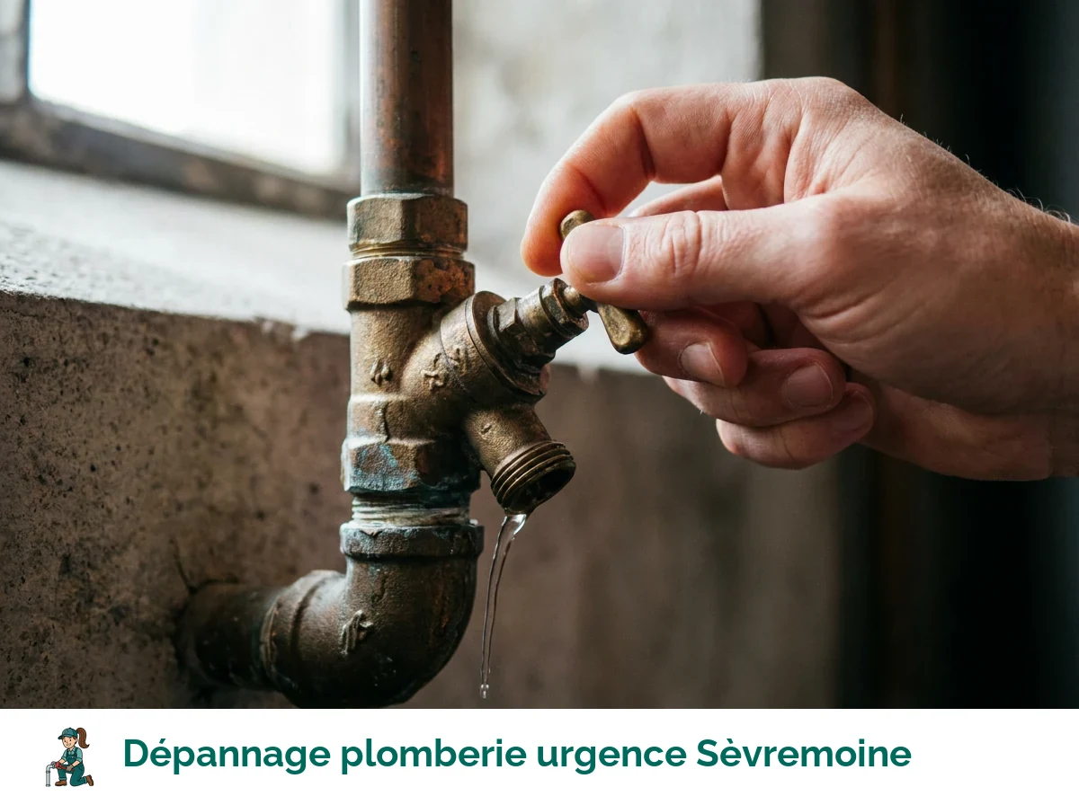 Dépannage plomberie urgence à Sèvremoine