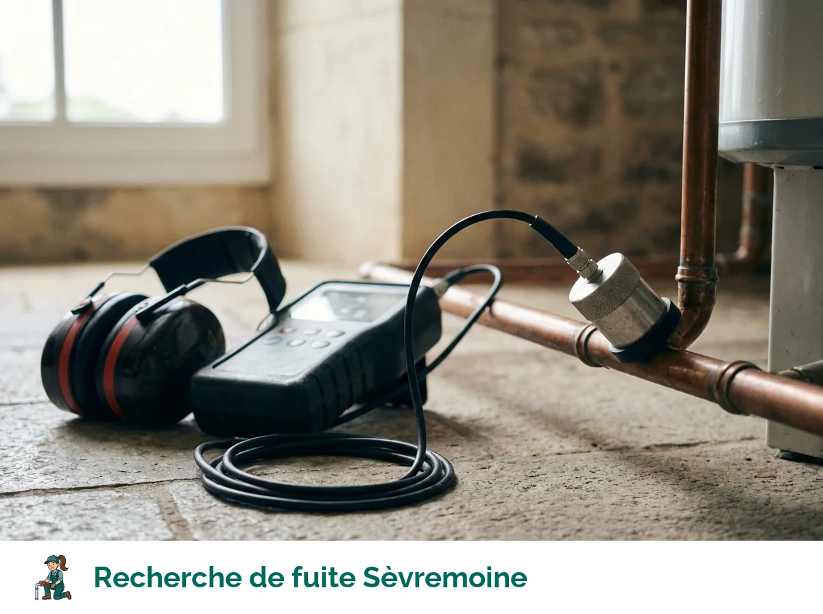 Recherche de fuite à Sèvremoine
