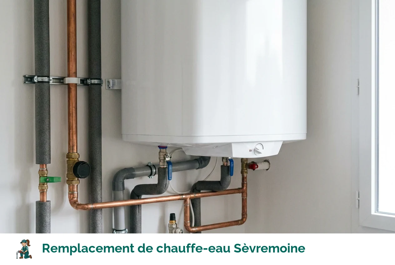 Remplacement de chauffe-eau à Sèvremoine